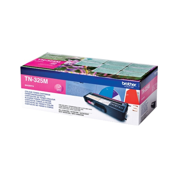 Brother TN-325M Tonerkassett 1 styck Original Magenta in the group COMPUTERS & PERIPHERALS / Printers & Accessories / Ink & Toner / Toner / Brother at TP E-commerce Nordic AB (A15721)
