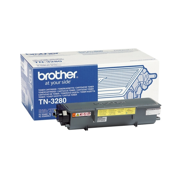 Brother TN-3280 Tonerkassett 1 styck Original Svart in the group COMPUTERS & PERIPHERALS / Printers & Accessories / Ink & Toner / Toner / Brother at TP E-commerce Nordic AB (A15723)