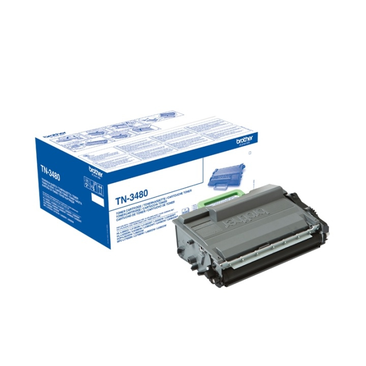 Brother TN-3480 Tonerkassett 1 styck Original Svart in the group COMPUTERS & PERIPHERALS / Printers & Accessories / Ink & Toner / Toner / Brother at TP E-commerce Nordic AB (A15727)