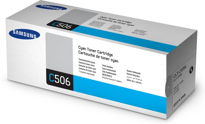 Samsung Toner SU038A CLT-C506L Cyan in the group COMPUTERS & PERIPHERALS / Printers & Accessories / Ink & Toner / Toner / Samsung at TP E-commerce Nordic AB (A15819)