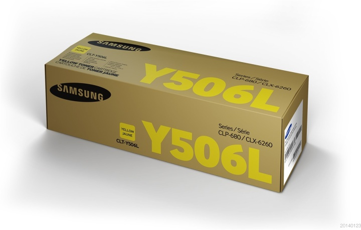Samsung CLT-Y506L Tonerkassett 1 styck Original Gul in the group COMPUTERS & PERIPHERALS / Printers & Accessories / Ink & Toner / Toner / Samsung at TP E-commerce Nordic AB (A15823)