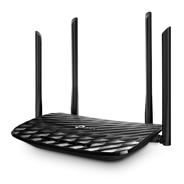 TP-LINK Archer C6 trådlös router Dual-band (2,4 GHz / 5 GHz) Svart in the group COMPUTERS & PERIPHERALS / Network / Routrar at TP E-commerce Nordic AB (A15917)