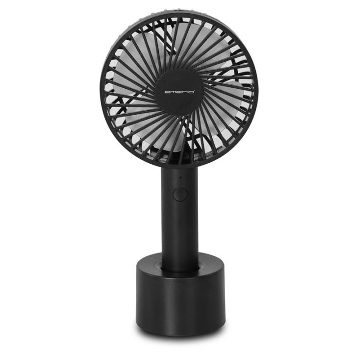 Emerio Fläkt Uppladdningsbar 10cm 3 h in the group HOME, HOUSEHOLD & GARDEN / Fans & Climate products / Handheld fans & Mini fans at TP E-commerce Nordic AB (A16169)