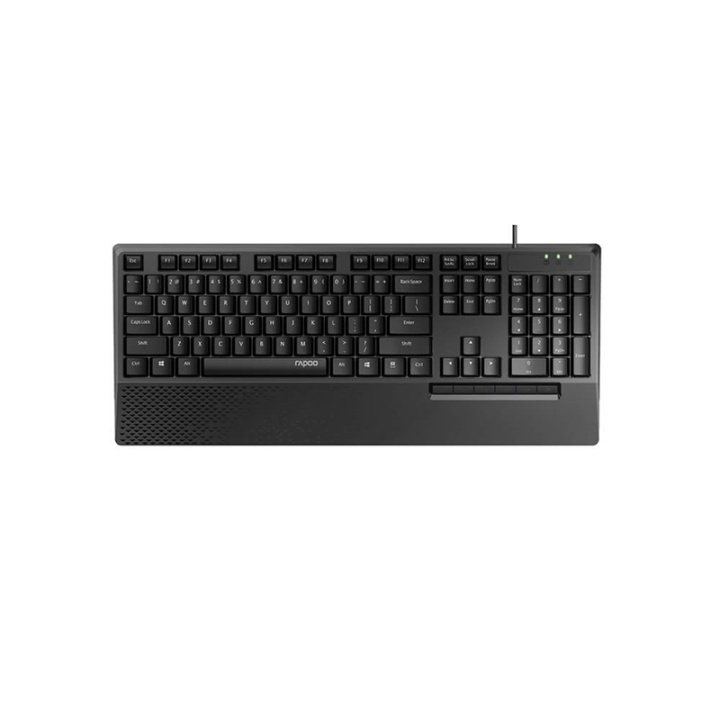 RAPOO Keyboard/Mice Set NX2000 Black in the group COMPUTERS & PERIPHERALS / Mice & Keyboards / Keyboards / Corded at TP E-commerce Nordic AB (A16341)