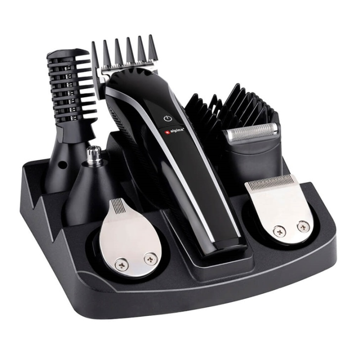 ALPINA Hair Trimmer 6In1 Black in the group BEAUTY & HEALTH / Hair & Styling / Shaving & Trimming / Hair trimmers at TP E-commerce Nordic AB (A16388)