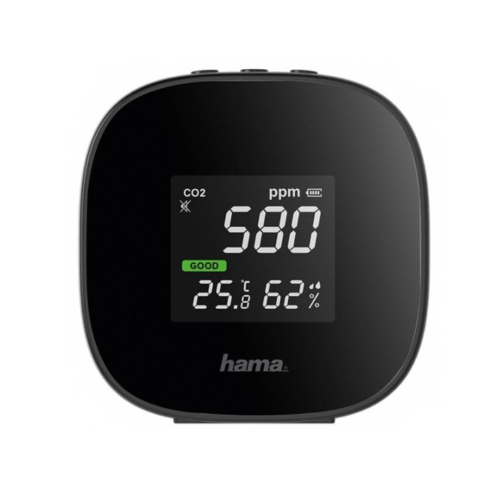 Hama CO2 measuring device Koldioxid in the group HOME, HOUSEHOLD & GARDEN / Smart home / Smart sensors at TP E-commerce Nordic AB (A16407)