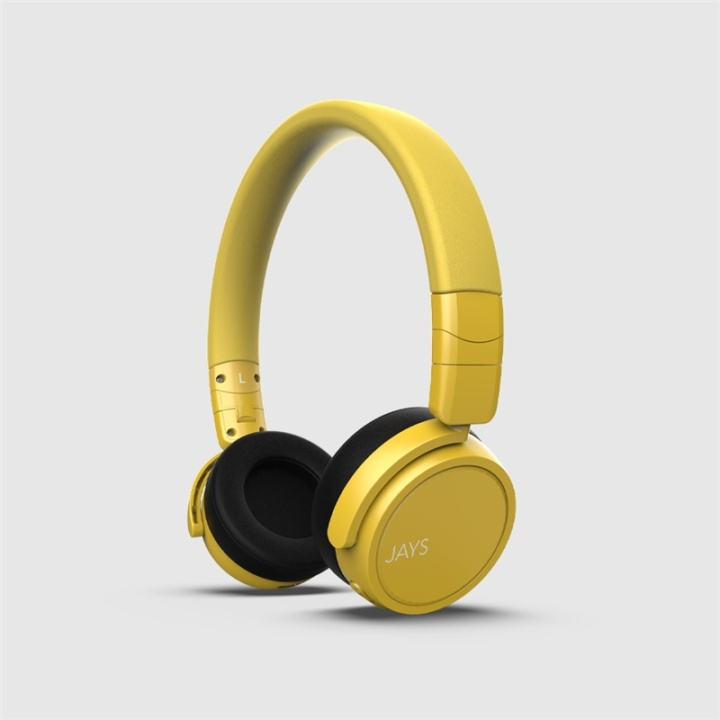 JAYS Headphone x-Seven Trådlös On-Ear Yellow in the group HOME ELECTRONICS / Audio & Picture / Headphones & Accessories / Headphones at TP E-commerce Nordic AB (A16417)