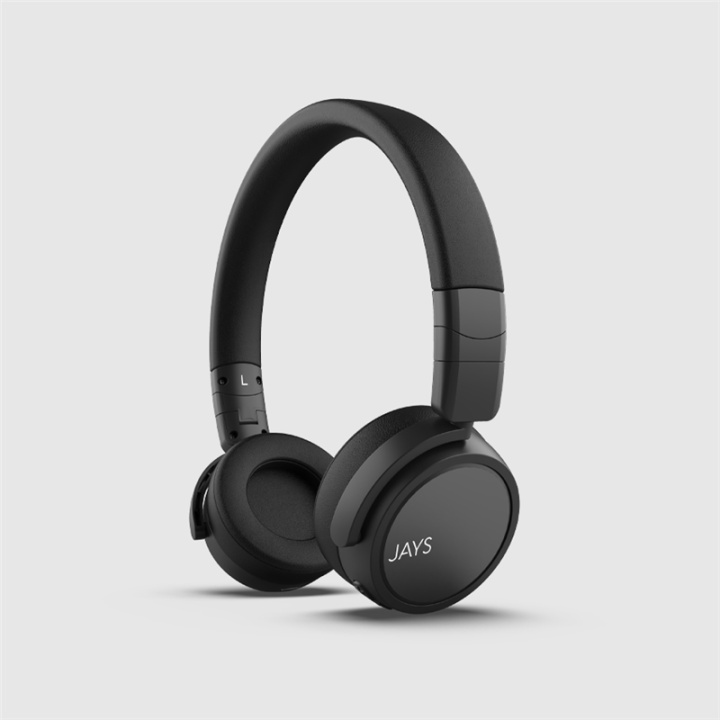 JAYS Headphone x-Seven Trådlös On-Ear Black in the group HOME ELECTRONICS / Audio & Picture / Headphones & Accessories / Headphones at TP E-commerce Nordic AB (A16419)