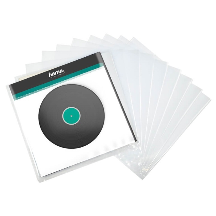 Hama LP Sleeve Outer 10-pcs in the group HOME ELECTRONICS / Storage media / CD/DVD/BD-Discs / CD/DVD storage at TP E-commerce Nordic AB (A16427)