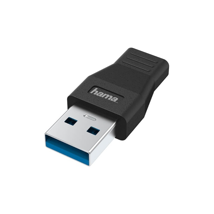 Hama Adapter USB-A Plug to USB-C Socket USB 3.2 5Gbps in the group COMPUTERS & PERIPHERALS / Computer cables / USB / USB-C at TP E-commerce Nordic AB (A16467)