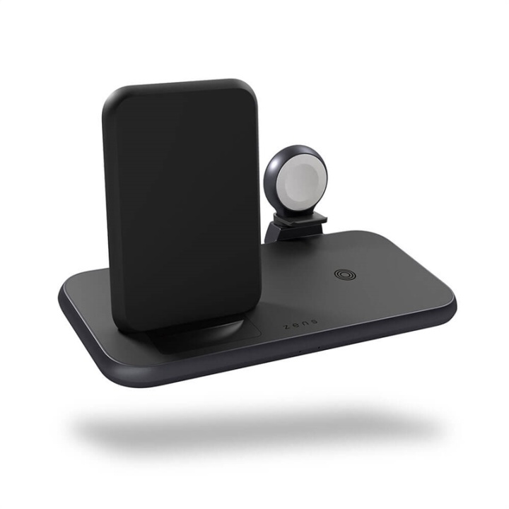 Zens 4in1 Charger 10W inkl 45W USB-C PD Black in the group SMARTPHONE & TABLETS / Chargers & Cables / Wireless Qi chargers at TP E-commerce Nordic AB (A16475)