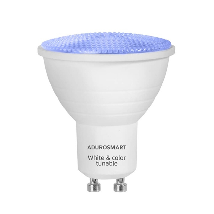 Adurosmart Lampa GU10 RGBW Dimbar Zigbee in the group HOME, HOUSEHOLD & GARDEN / Smart home / Smart Lights at TP E-commerce Nordic AB (A16509)