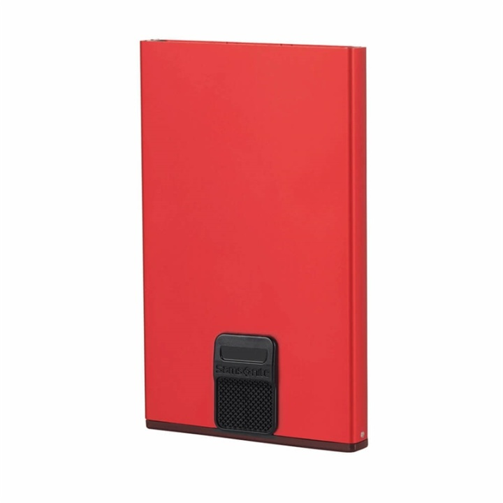 SAMSONITE Wallet ALUFIT RFID Card Case Slide RED in the group Sport, leisure & Hobby / Accessories / RFID at TP E-commerce Nordic AB (A16520)