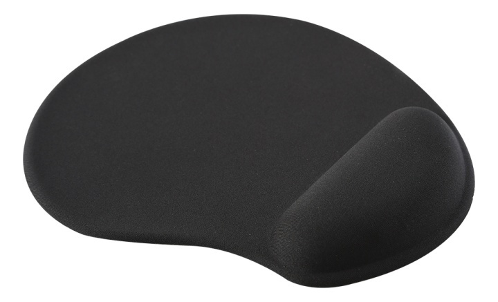 DELTACO OFFICE Gel mouse pad, black in the group COMPUTERS & PERIPHERALS / Mice & Keyboards / Wrist rest at TP E-commerce Nordic AB (A16645)