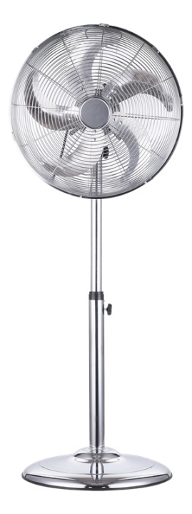 NORDIC HOME FT-564, Golvfläkt i metall, oscillerande, lutbar, 50 W, 40 in the group HOME, HOUSEHOLD & GARDEN / Fans & Climate products / Floor standing fans at TP E-commerce Nordic AB (A16779)
