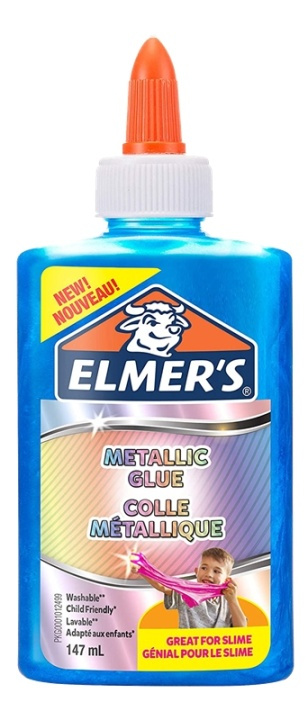 ELMER\'S 147ML METALLIC LIQUID GLUE BLUE in the group HOME, HOUSEHOLD & GARDEN / Office material / Tape/Glue at TP E-commerce Nordic AB (A16788)