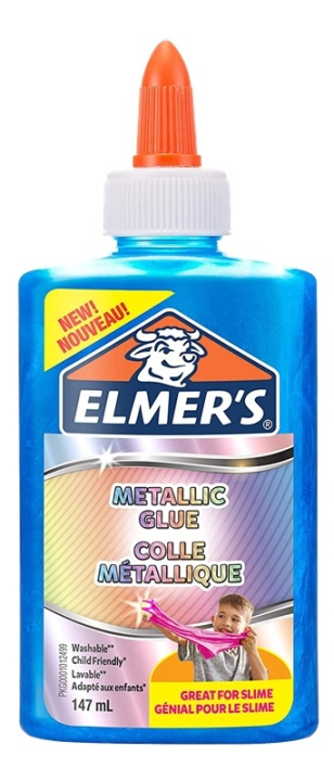 ELMER\'S 147ML METALLIC LIQUID GLUE BLUE in the group HOME, HOUSEHOLD & GARDEN / Office material / Tape/Glue at TP E-commerce Nordic AB (A16788)