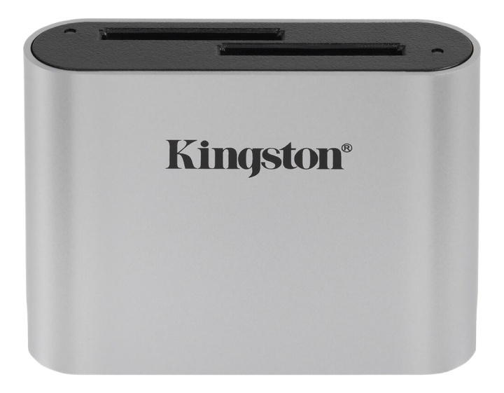 Kingston USB3.2 Gen1 Workflow Dual-Slot SDHC/SDXC UHS-II Card Reader in the group HOME ELECTRONICS / Storage media / Memory card reader at TP E-commerce Nordic AB (A16884)