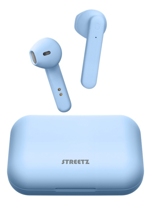 STREETZ True Wireless Stereo earbuds with charging case, semi-in-ear, in the group HOME ELECTRONICS / Audio & Picture / Headphones & Accessories / Headphones at TP E-commerce Nordic AB (A16944)