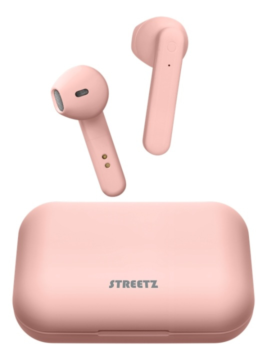 STREETZ True Wireless Stereo earbuds with charging case, semi-in-ear, in the group HOME ELECTRONICS / Audio & Picture / Headphones & Accessories / Headphones at TP E-commerce Nordic AB (A16945)