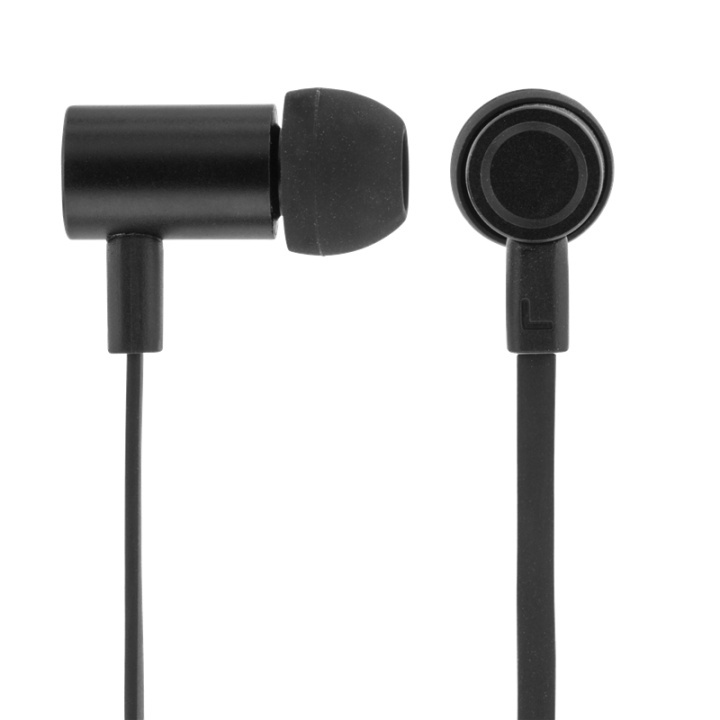 STREETZ in-ear headset, mikrofon, svarsknapp, 3,5mm, vattentäta, svart in the group HOME ELECTRONICS / Audio & Picture / Headphones & Accessories / Headphones at TP E-commerce Nordic AB (A16951)