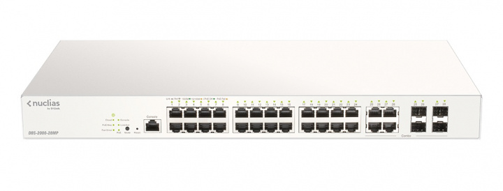28-Port Gigabit PoE+ Nuclias Smart Managed Switch including 4x 1G Com in the group COMPUTERS & PERIPHERALS / Network / Switches / 10/100/1000Mbps at TP E-commerce Nordic AB (A17065)