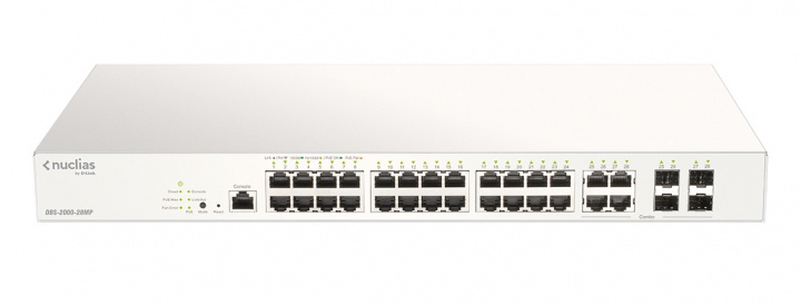28-Port Gigabit PoE+ Nuclias Smart Managed Switch including 4x 1G Com in the group COMPUTERS & PERIPHERALS / Network / Switches at TP E-commerce Nordic AB (A17065)
