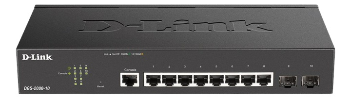 D-Link 8-port Gbit PoE Managed Switch incl. 2 x SFP in the group COMPUTERS & PERIPHERALS / Network / Switches / 10/100/1000Mbps at TP E-commerce Nordic AB (A17080)