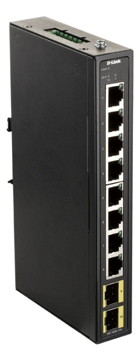 D-Link 8-port Gigabit Industrial Switch including 2 x 100/1000M SFP in the group COMPUTERS & PERIPHERALS / Network / Switches / 10/100Mbps at TP E-commerce Nordic AB (A17082)