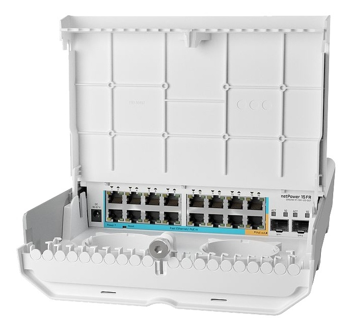 MikroTik CRS318-1Fi-15Fr-2S-OUT outdoor 18p switch 15 PoE and SFP in the group COMPUTERS & PERIPHERALS / Network / Switches at TP E-commerce Nordic AB (A17087)
