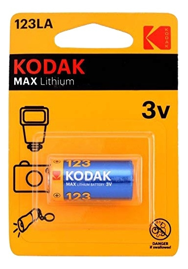 Kodak Kodak Max lithium 123LA battery (1 pack) in the group HOME ELECTRONICS / Batteries & Chargers / Batteries / Other at TP E-commerce Nordic AB (A17141)