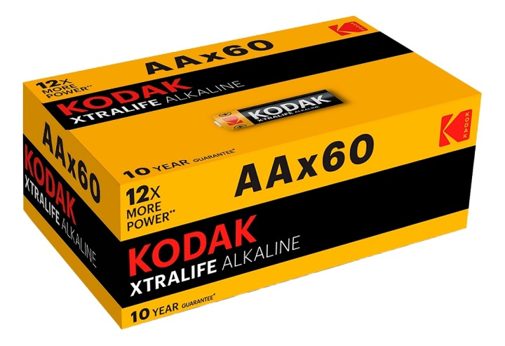 Kodak XTRALIFE alkaline AA battery (60 pack) in the group HOME ELECTRONICS / Batteries & Chargers / Batteries / AA at TP E-commerce Nordic AB (A17173)