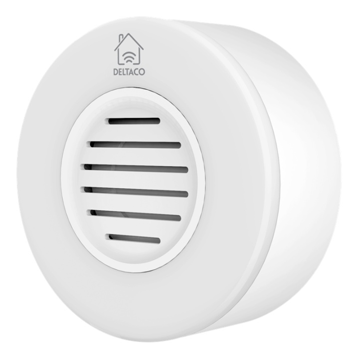 DELTACO SMART HOME WiFi siren, white in the group HOME, HOUSEHOLD & GARDEN / Smart home / Smart sensors at TP E-commerce Nordic AB (A17194)