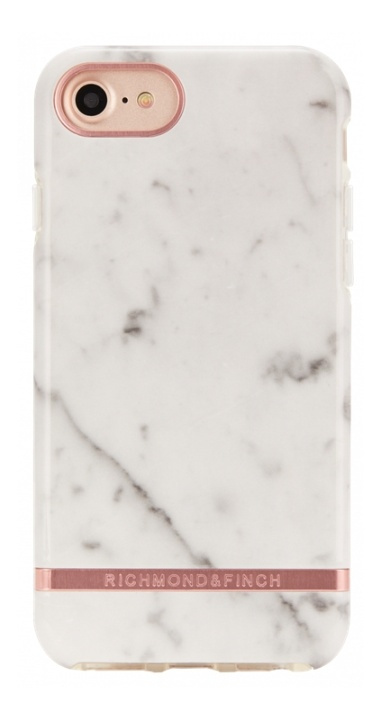 Richmond & Finch White Marble iPhone 12 mini in the group SMARTPHONE & TABLETS / Phone cases / Apple / iPhone 12 Mini / Cases at TP E-commerce Nordic AB (A17245)