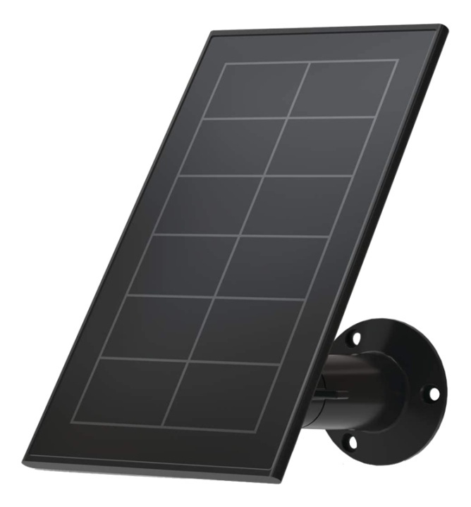 ARLO ESSENTIAL SOLAR PANEL BLACK in the group HOME, HOUSEHOLD & GARDEN / Alarm & Security / Security cameras / Digital (Network) / Accessories at TP E-commerce Nordic AB (A17356)