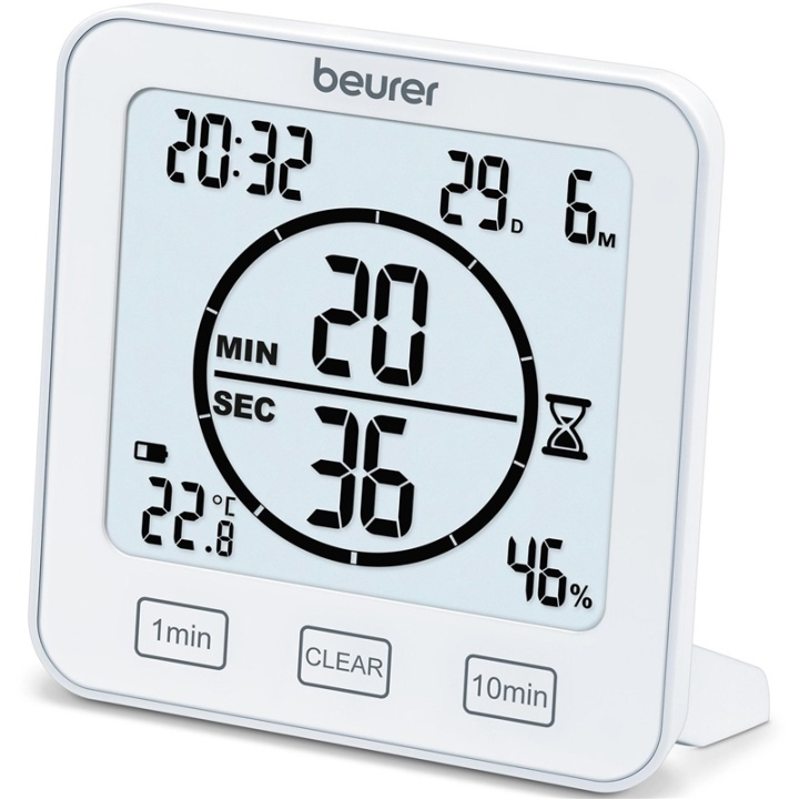 Beurer Thermo/Hygrometer HM22 Klocka in the group HOME, HOUSEHOLD & GARDEN / Fans & Climate products / Thermometers & Weather stations at TP E-commerce Nordic AB (A17536)