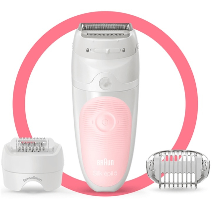 Braun Epilator Silk-Epil 5 5-620 in the group BEAUTY & HEALTH / Hair & Styling / Hair removal / Epliators at TP E-commerce Nordic AB (A17569)
