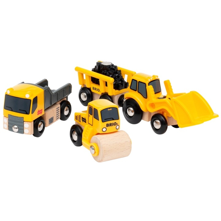 Brio 33658 Construction vehicles in the group TOYS, KIDS & BABY PRODUCTS / Toys / Building toys / Brio train tracks at TP E-commerce Nordic AB (A17609)