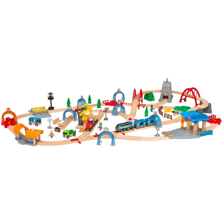 Brio 33977 Action Tunnel Deluxe set in the group TOYS, KIDS & BABY PRODUCTS / Toys / Building toys / Brio train tracks at TP E-commerce Nordic AB (A17610)