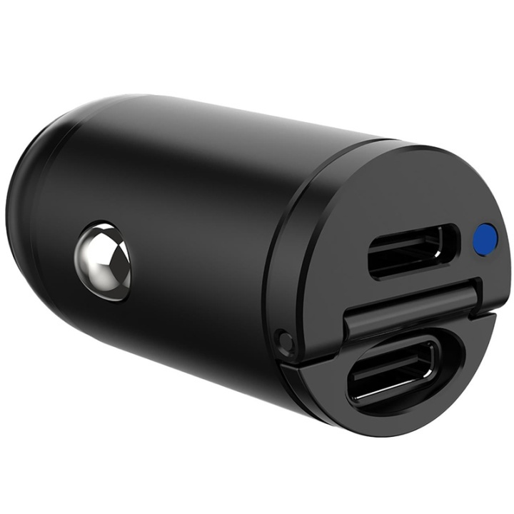 Celly Billaddare Mini 2xUSB-C PD 30W in the group SMARTPHONE & TABLETS / Chargers & Cables / Car chargers / Car chargers USB at TP E-commerce Nordic AB (A17630)