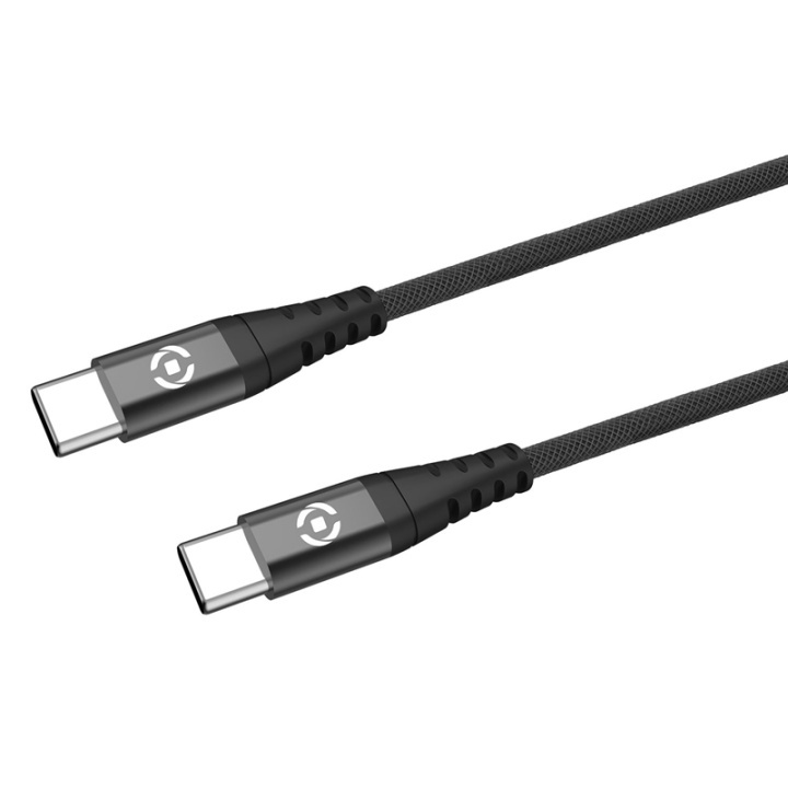 Celly USB-C - USB-C Cable Nylon USB- in the group COMPUTERS & PERIPHERALS / Computer cables / USB / USB-C at TP E-commerce Nordic AB (A17665)