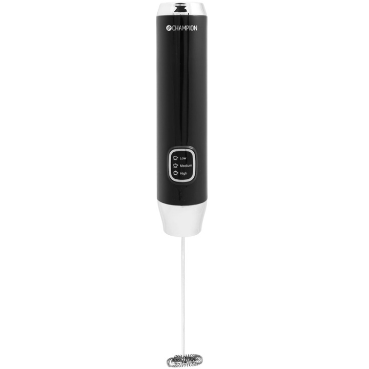 Champion Milk frother Whisk Rechargeable MS110 Black in the group HOME, HOUSEHOLD & GARDEN / Household appliances / Coffee makers and accessories / Milk frothers at TP E-commerce Nordic AB (A17690)