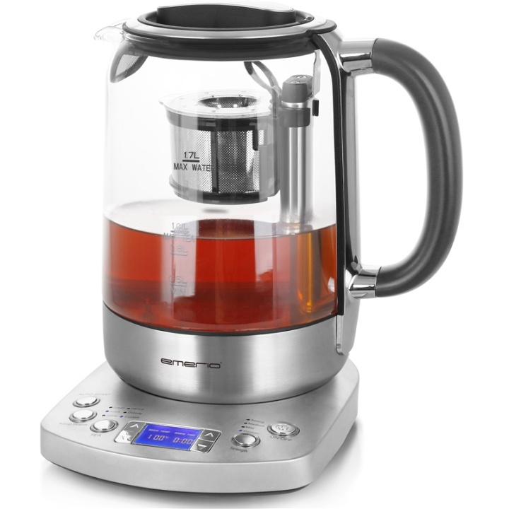 Emerio Vatten/Tekokare 1,7l Glas Temp in the group HOME, HOUSEHOLD & GARDEN / Household appliances / Water & Juice / Kettles at TP E-commerce Nordic AB (A17799)