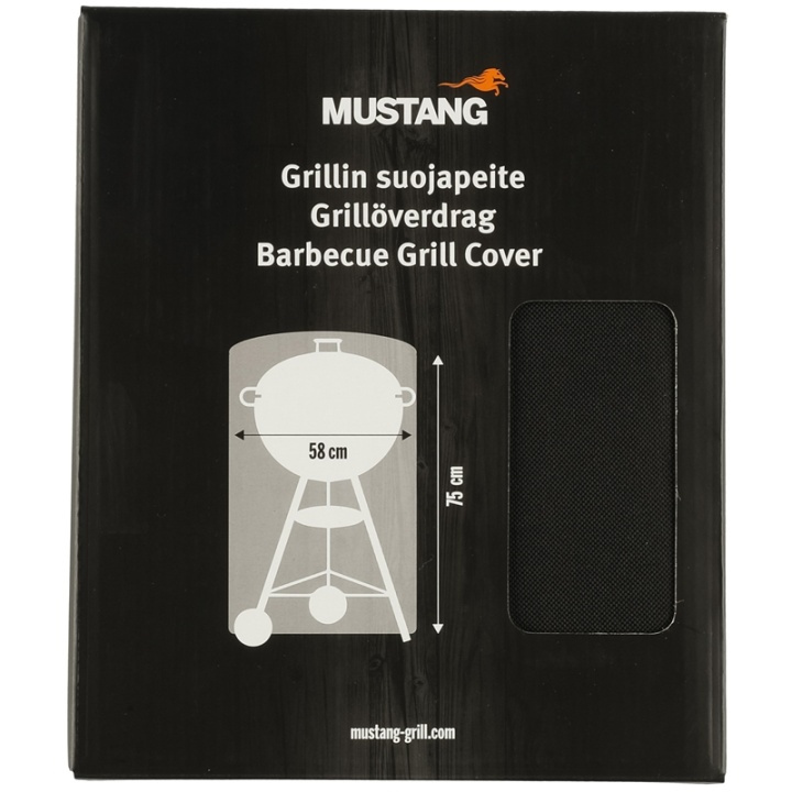 Mustang Överdrag Klotgrill 58cm Gourm in the group HOME, HOUSEHOLD & GARDEN / Garden products / Barbeque & Accessories at TP E-commerce Nordic AB (A17927)