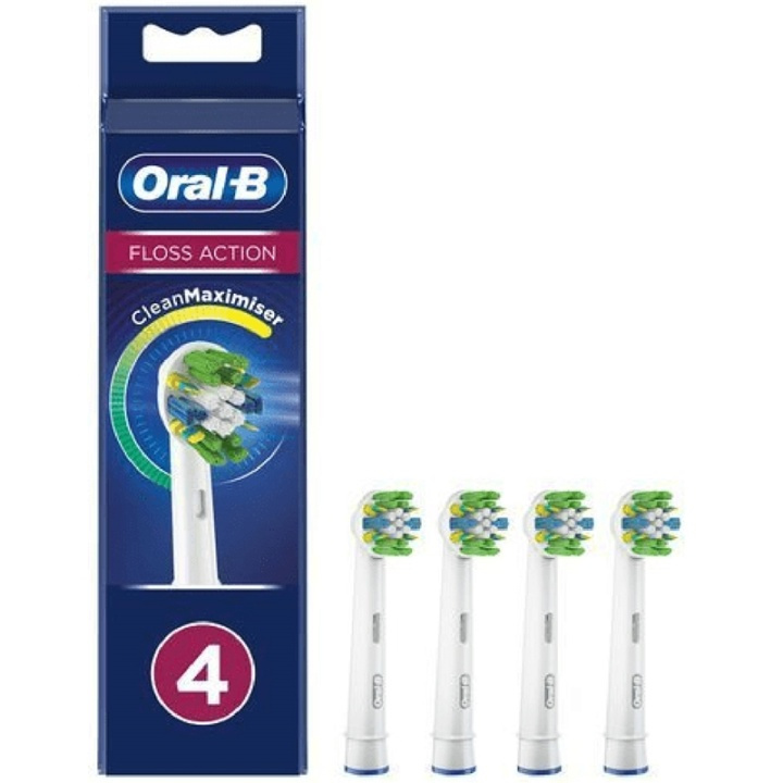 Oral B Borsthuvud Floss Action 4st in the group BEAUTY & HEALTH / Oral care / Accessories for electric toothbrushes at TP E-commerce Nordic AB (A17944)