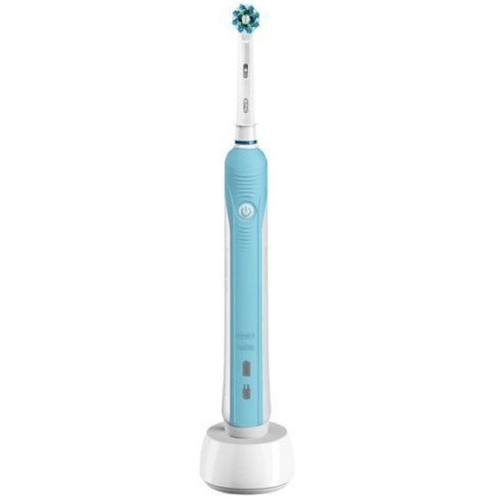 Oral-B Eltandborste Pro 1 700 Blue CrossAction in the group BEAUTY & HEALTH / Oral care / Electric toothbrushes at TP E-commerce Nordic AB (A17958)