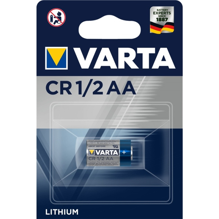 Varta CR1/2AA / 1/2AA 3V Lithium-bat in the group HOME ELECTRONICS / Batteries & Chargers / Batteries / Button cell at TP E-commerce Nordic AB (A18153)