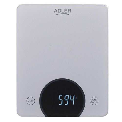 Adler Köksvåg upp till 10kg, Silver in the group HOME, HOUSEHOLD & GARDEN / Kitchen utensils / Kitchen scales at TP E-commerce Nordic AB (A18170)