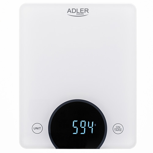 Adler Köksvåg upp till 10kg, Vit in the group HOME, HOUSEHOLD & GARDEN / Kitchen utensils / Kitchen scales at TP E-commerce Nordic AB (A18171)