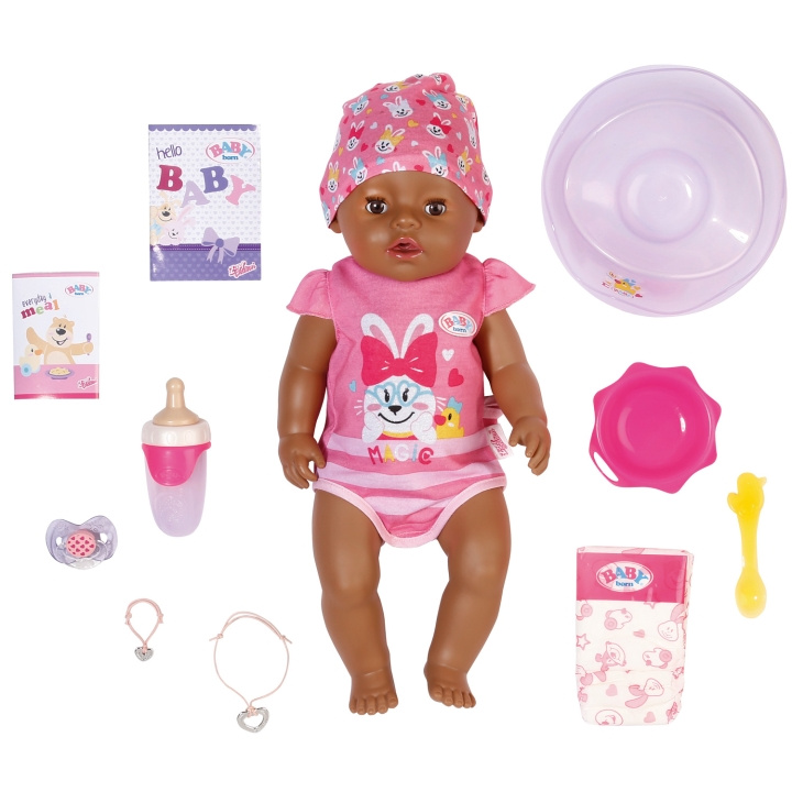 BABY Born Magic Girl Brown Eyes 43cm in the group TOYS, KIDS & BABY PRODUCTS / Toys / Docks & Accessories at TP E-commerce Nordic AB (A18276)